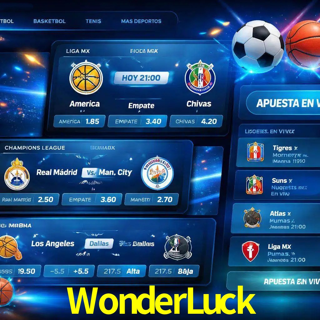 Mercados de apuestas deportivas WonderLuck para jugadores en México