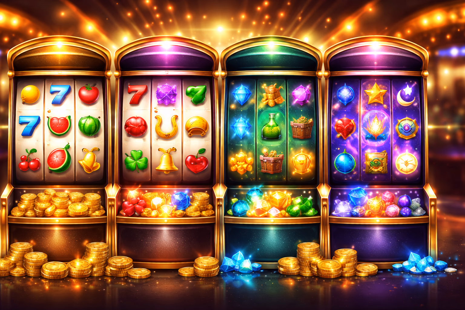 Tragamonedas destacadas y categorías de carretes WonderLuck
